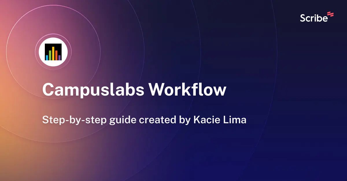 Campuslabs Workflow Scribe