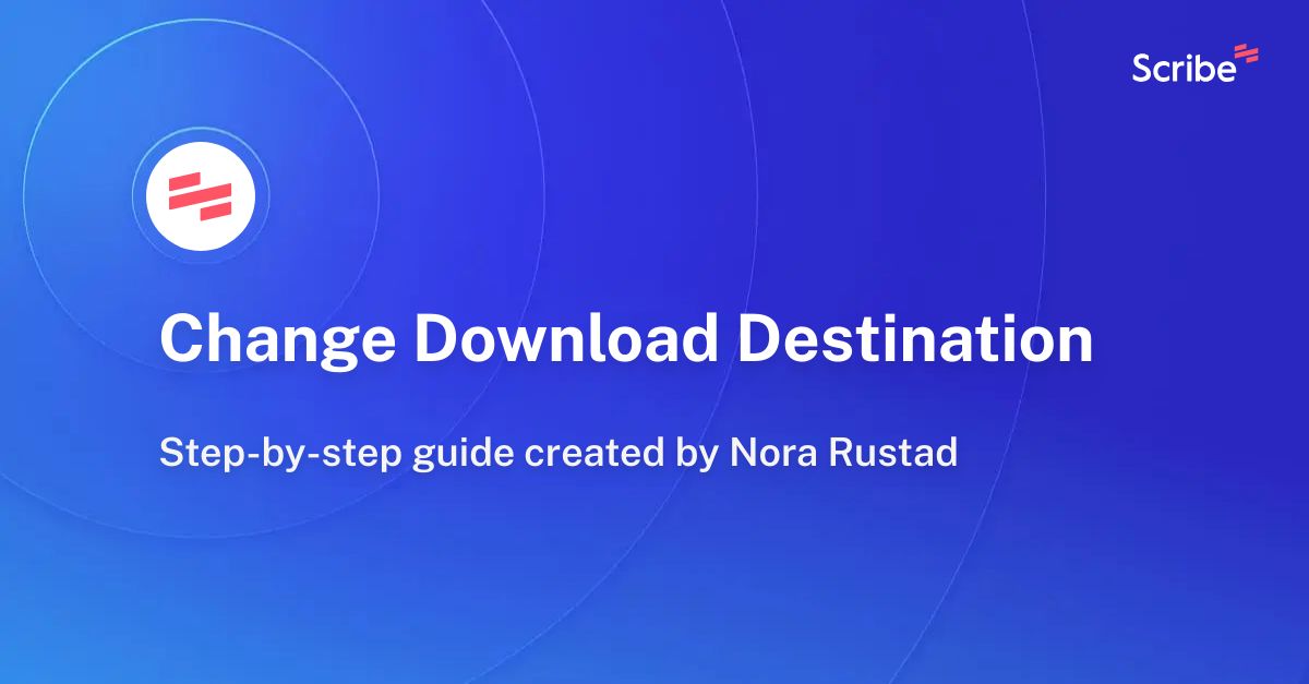 change download destination mac