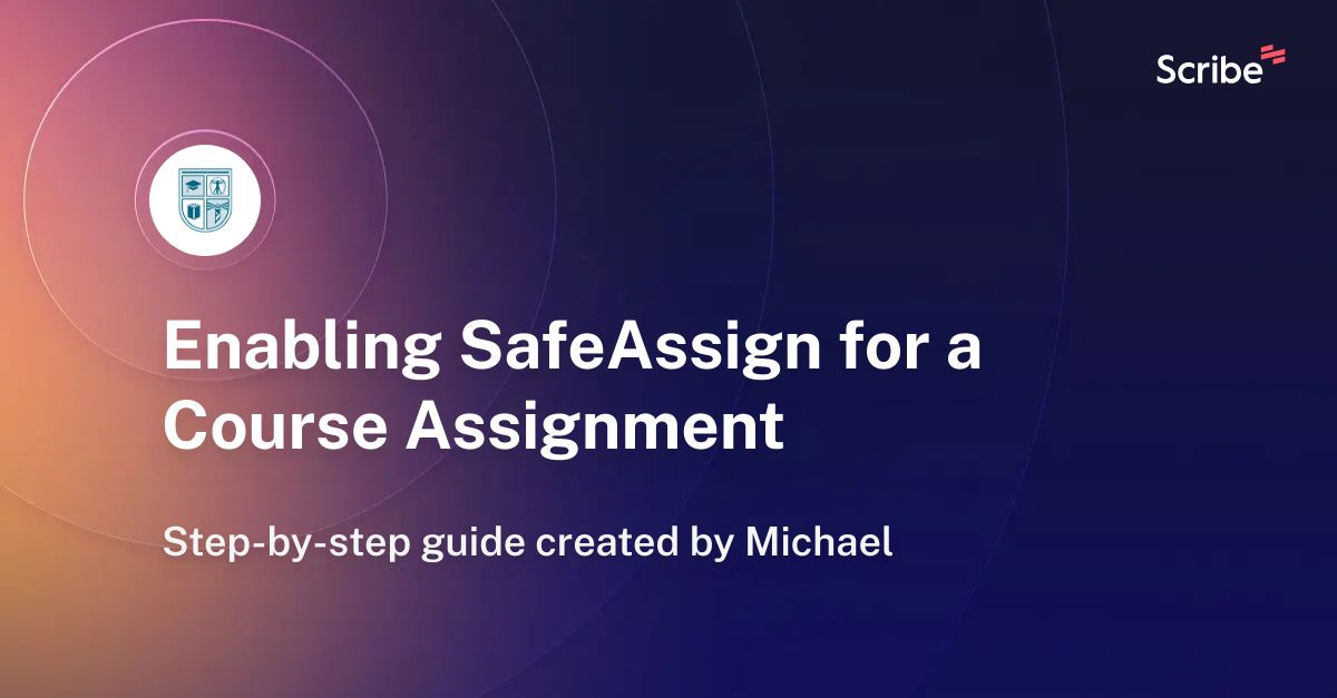 safe assignment matching