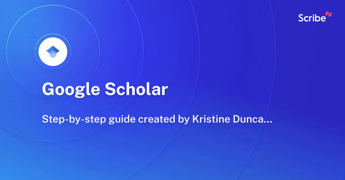 google-scholar-scribe