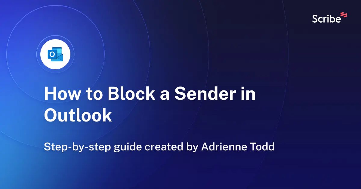 how-to-block-a-sender-in-outlook-scribe