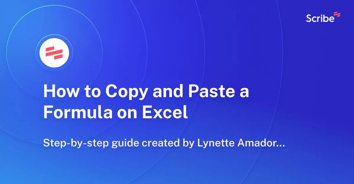 how-to-copy-and-paste-a-formula-on-excel-scribe