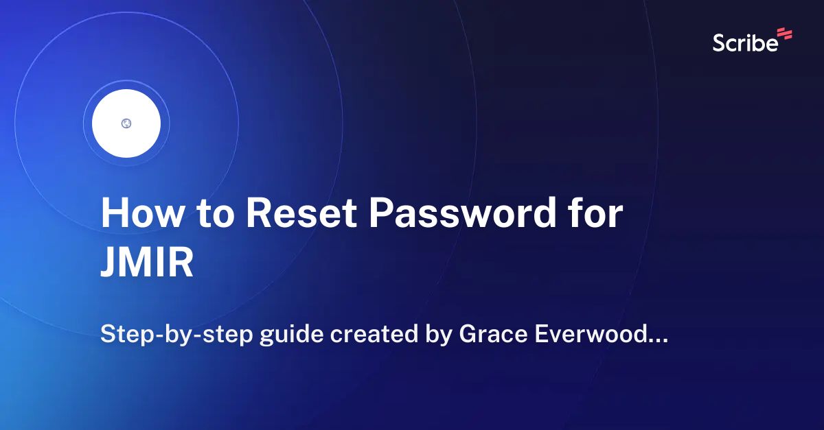 how-to-reset-password-for-jmir-scribe