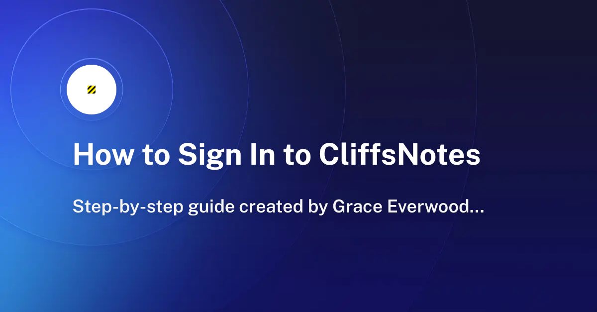 how-to-sign-in-to-cliffsnotes-scribe