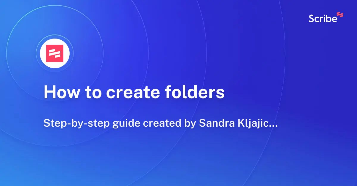 how-to-create-folders-scribe