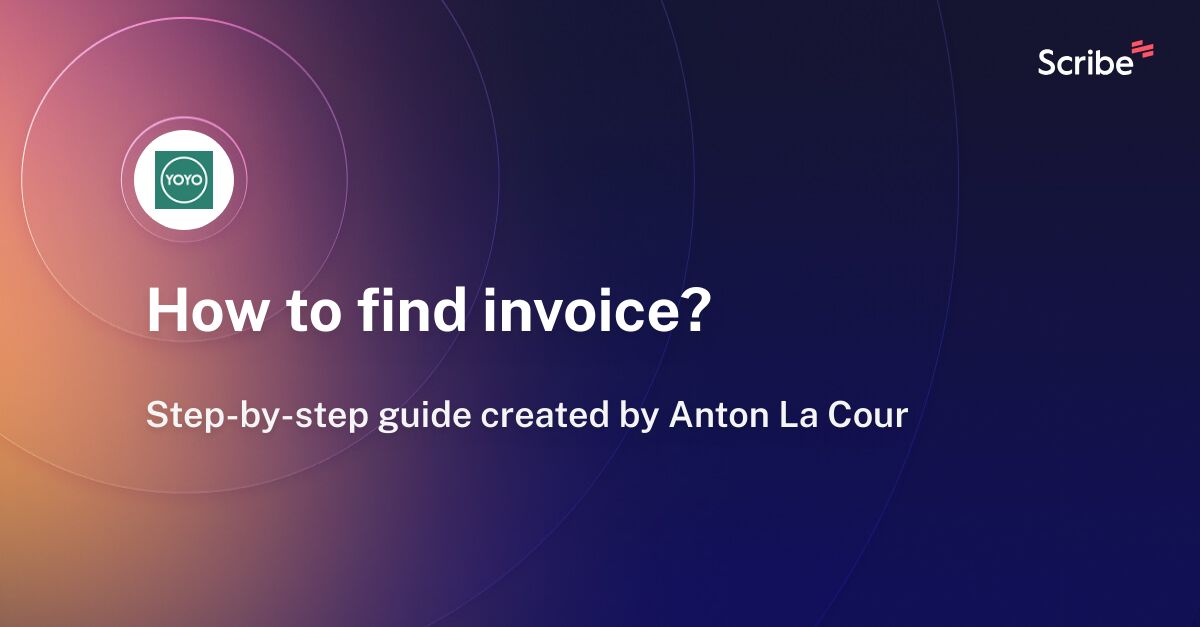 how-to-find-invoice-scribe