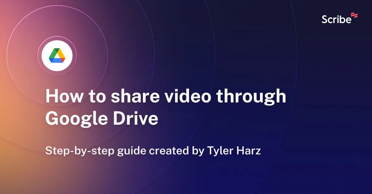 Full Guide to Share a Video on Google Drive