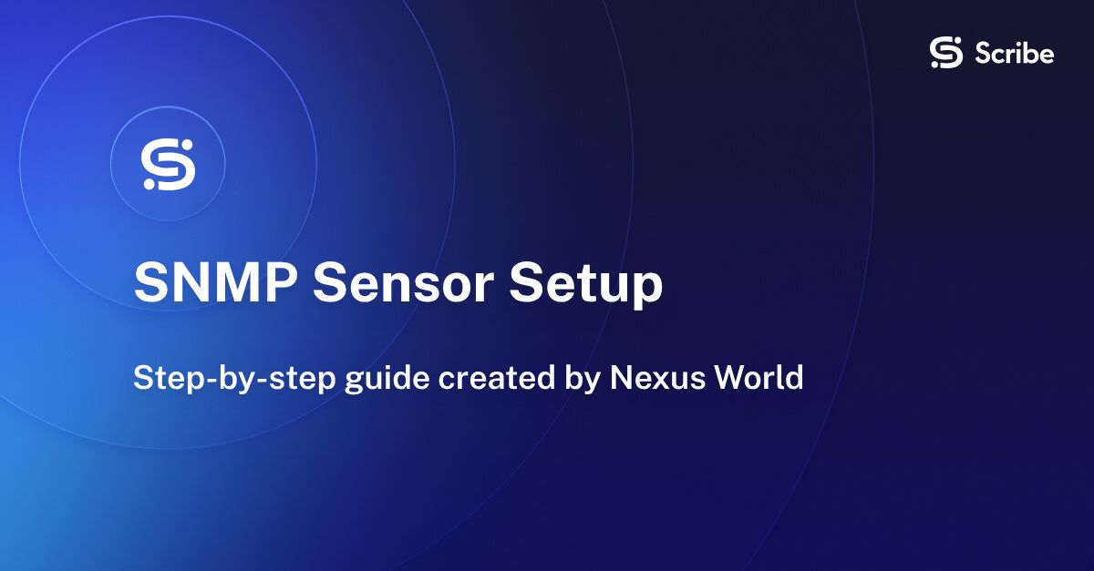 Snmp Custom Sensor | Video: SNMP custom sensor and custom Library ...