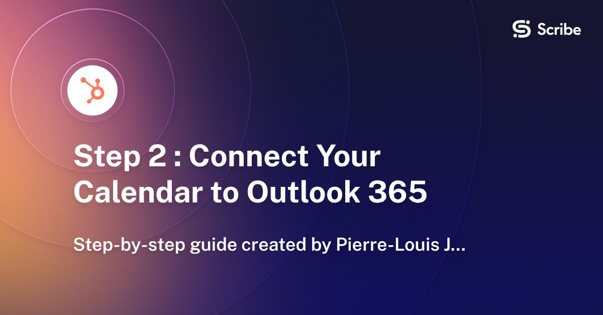 Connect Your Calendar – Outlook Calendar Synchronization – PING