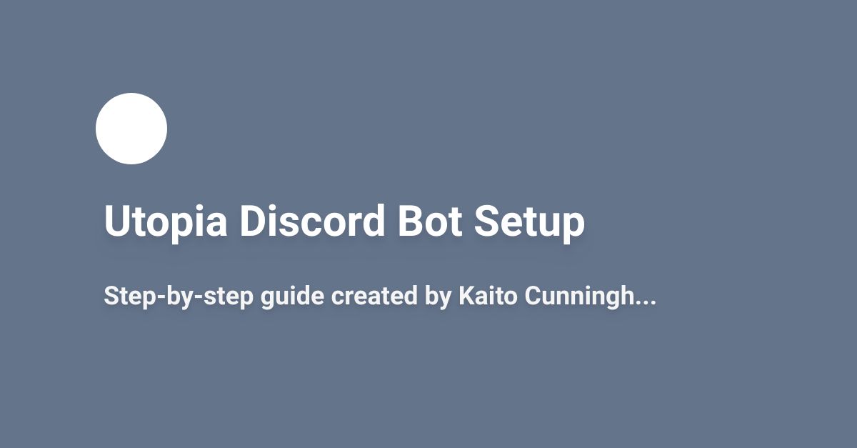 Discord Bot Setup