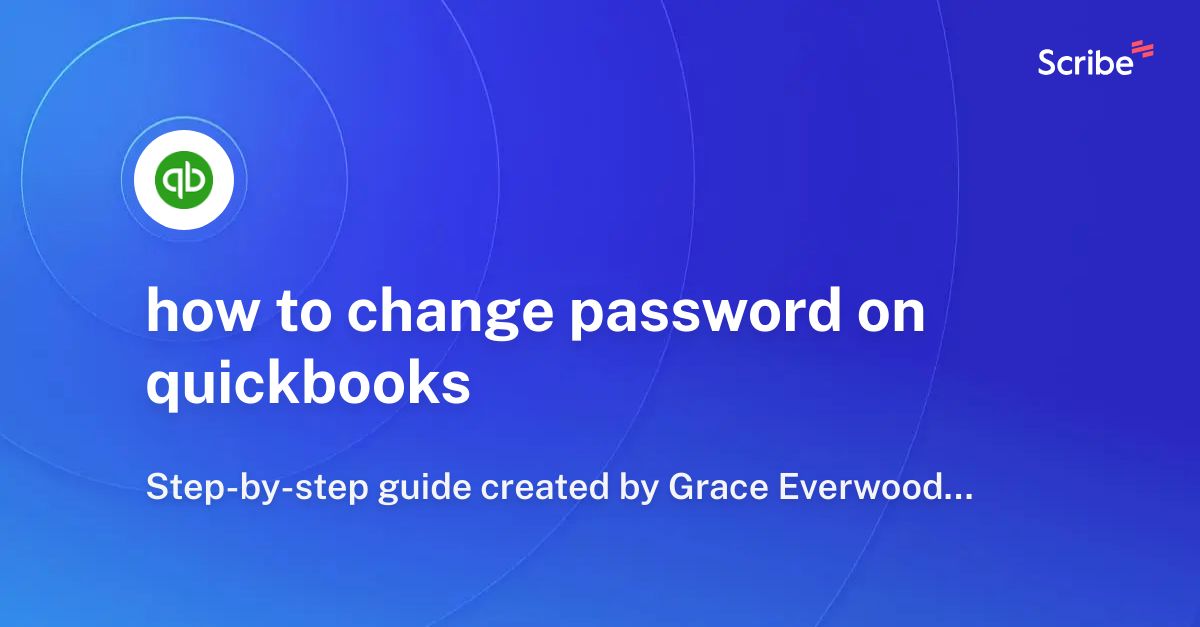 how-to-change-password-on-quickbooks-scribe