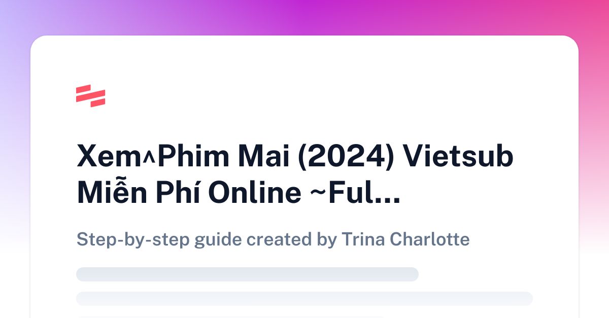 Xem^Phim Mai (2024) Vietsub Miễn Phí Online ~Full Hd | Scribe
